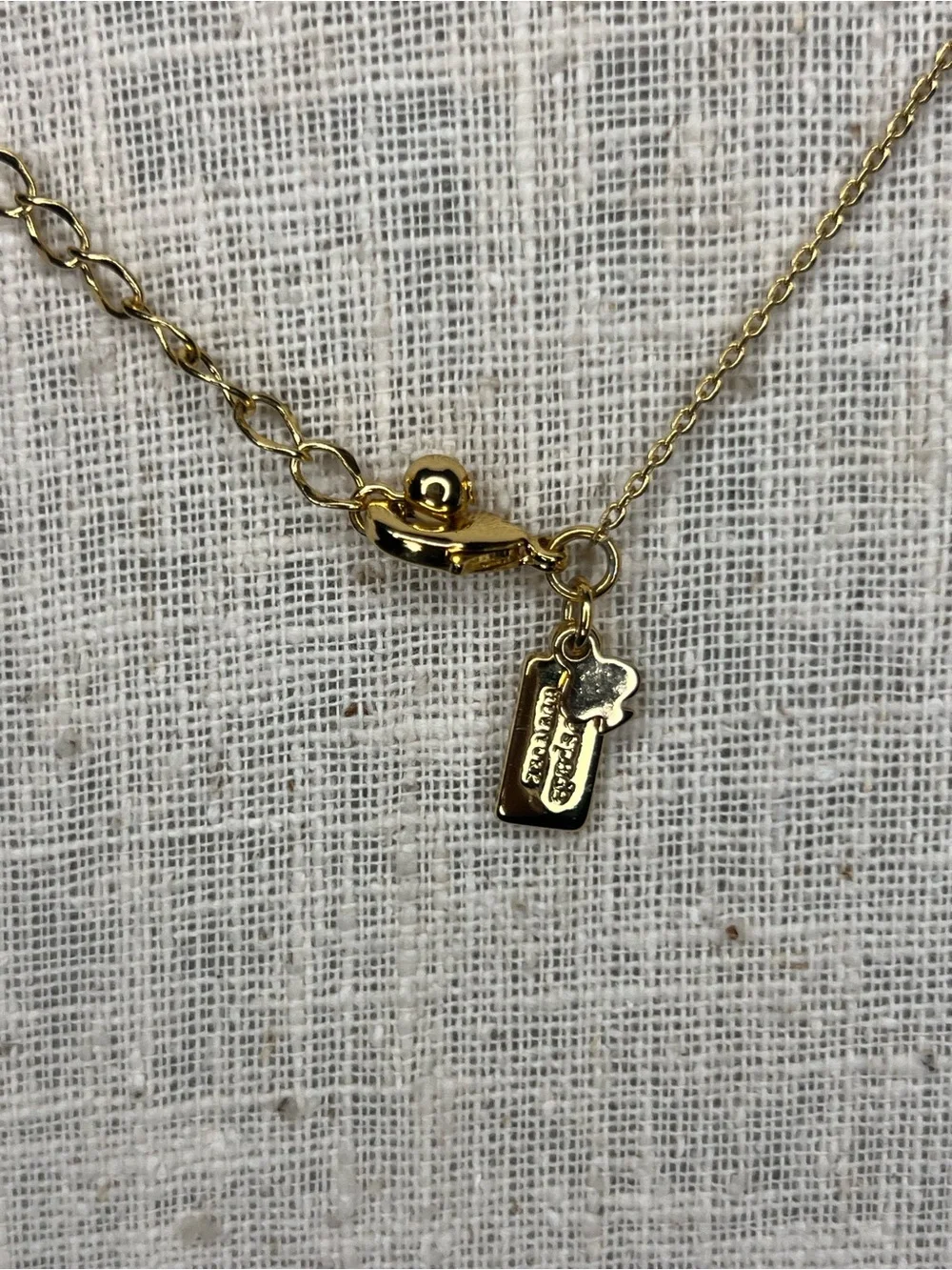 Kate Spade New York Bumblebee Pendant Necklace Gold Tone Pave Bee Charm